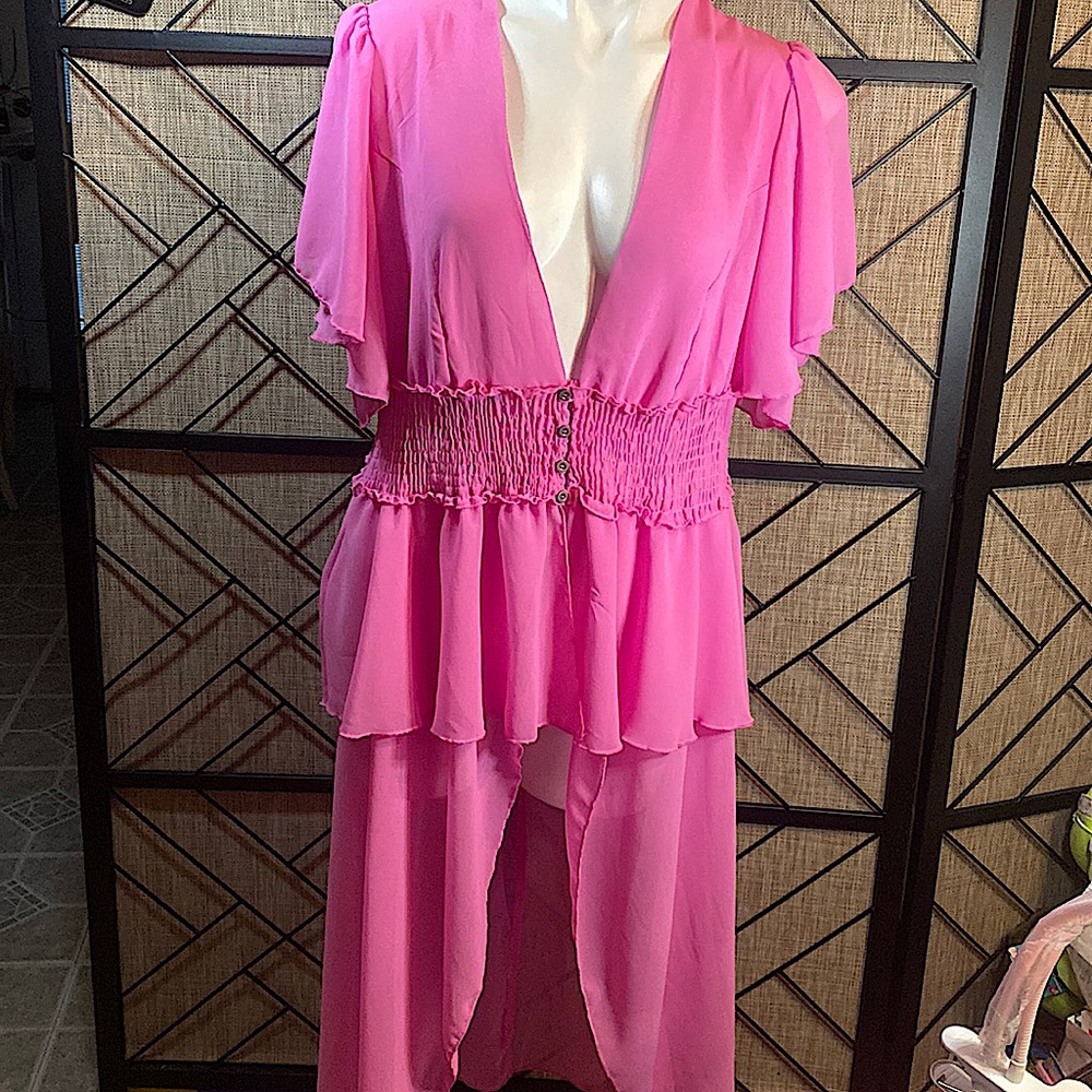 NEW WITHOUT TAGS EMPERICE PINK SEXY SUMMER DRESS